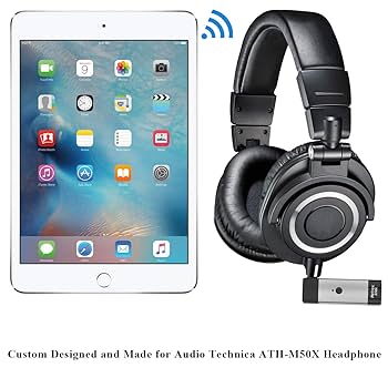 ヘッドフォン/イヤフォン audio-technica - ATH-M50x + bluetooth adapter Amazon.com: East Brooklyn Labs BAL-Pro50x Bluetooth Adapter